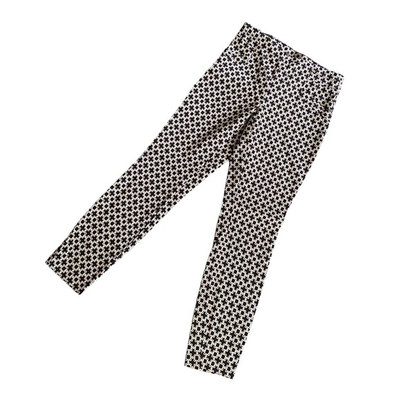 {Joe B} Hexagon Print Fitted elastic Waist Straight let Dress Pants - Picture 2 of 9